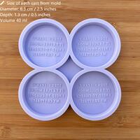 Funny Full Moon Silicone Mold - Thumbnail 1