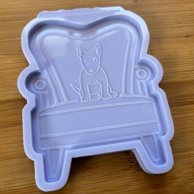 Bull terrier armchair silicone mold