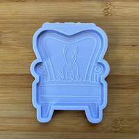 Bull Terrier Armchair Silicone Mold - Thumbnail 4