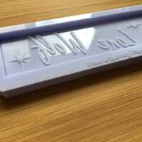Lone Wolf Bookmark Silicone Mold - Thumbnail 4