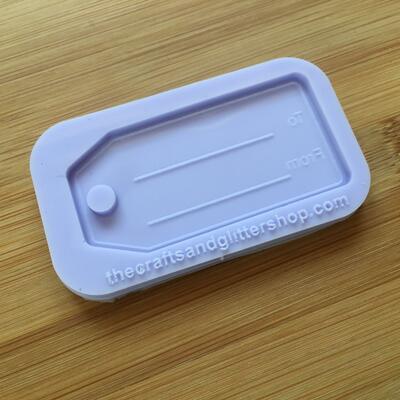 Gift tag silicone mold