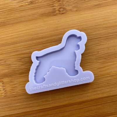 Cocker spaniel silicone mold
