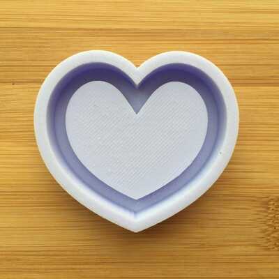 Heart shaker silicone mold