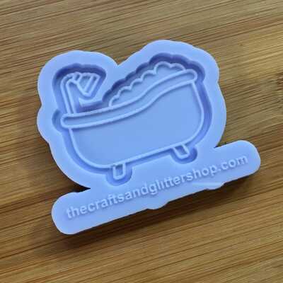 Bubble bath tub silicone mold
