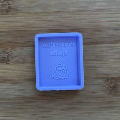 Protection Spell book Silicone Mold