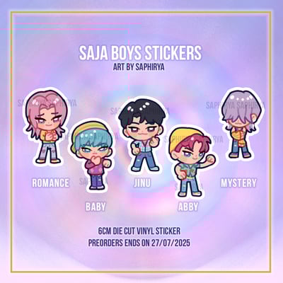 [preorder] saja boys jinu romance abby baby mystery kpop demon hunters keychain