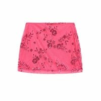 Fashionable simple and versatile slim short pearl skirt - Thumbnail 1