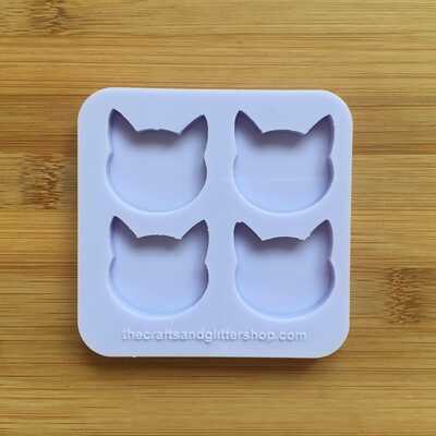 Cat head silicone mold - Thumbnail 1