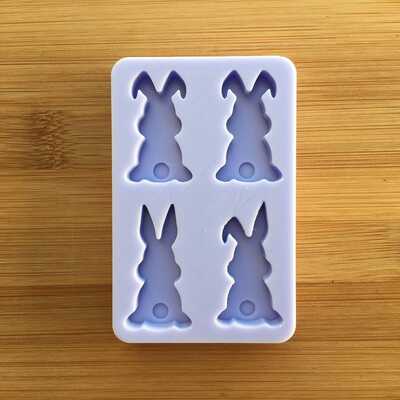 Easter bunny silicone mold - Thumbnail 1