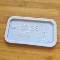 Bull Terrier Dad Silicone Mold - Thumbnail 2