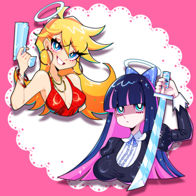 Panty & stocking sticker