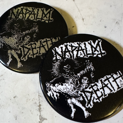 Napalm death pin badge
