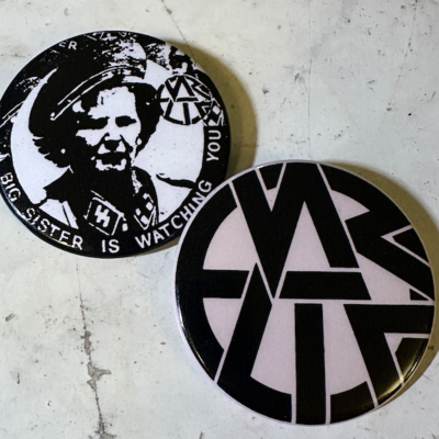 Alternative pin badge