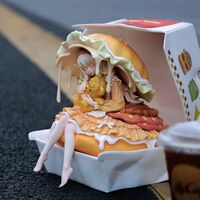 Bishojo ArTToy "The Sleeping Beauty-Burger Fairies-Black"  by SankToys & Weartdoing - Thumbnail 6