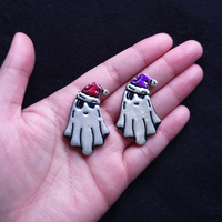 Holiday Ghost Earrings AND Magnets - Thumbnail 6