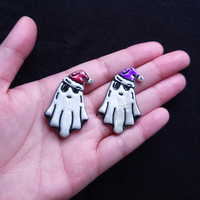Holiday Ghost Earrings AND Magnets - Thumbnail 7