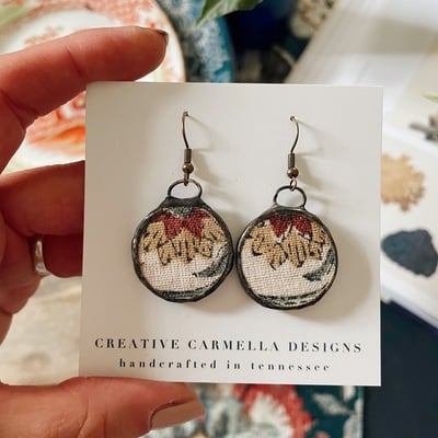 “woven together” earrings no.01