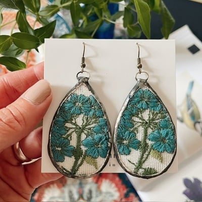“woven together” earrings no.11