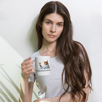 American Tea White glossy mug - Thumbnail 1