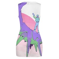 Waist Not: Code Switch Crop Cut Mini Dress - Thumbnail 1