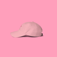 Pastel Bubblegum Heart Baseball Cap Pink - Thumbnail 2