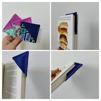 Corner Bookmark- Blue Squirrels - Thumbnail 1