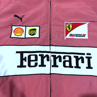 VINTAGE "FERRARI" F1 JACKET PEACH - Thumbnail 3