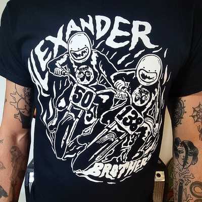 Flat track speed shop t-shirt