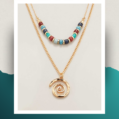 Coastal spirit layered necklace - Thumbnail 5