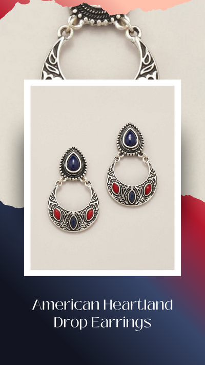 American Heartland Drop Earrings