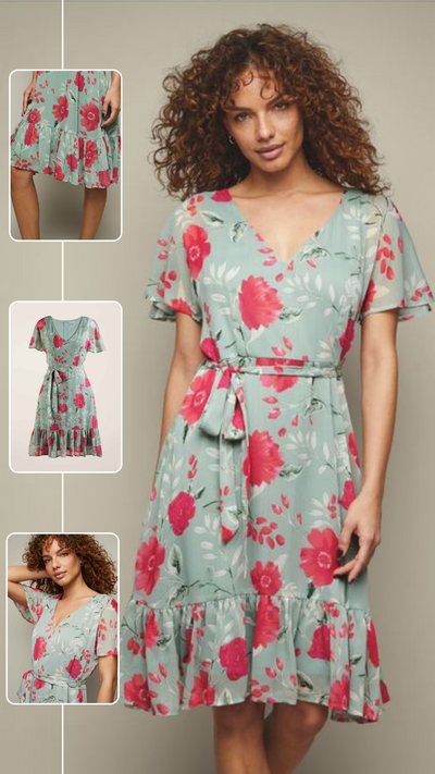 Spring Floral Dress - FINAL SALE
