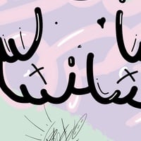 Oversize Print by Mou Kahami "Whatever makes you happy" - Thumbnail 2