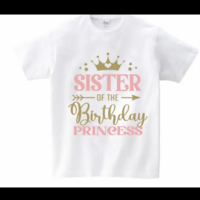 Princesses Family T-Shirt Set – Custom Name Birthday Shirts for Girls & Family - Thumbnail 2