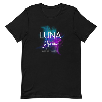 Luna ascend unisex t-shirt (black)