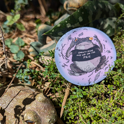 Don't pick me up sticker