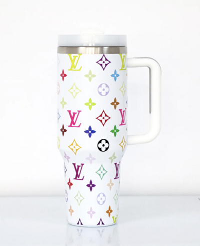 Handmade luxury Monogram tumbler 