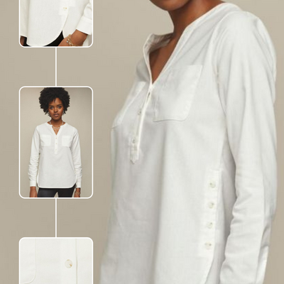 Button detail shirt