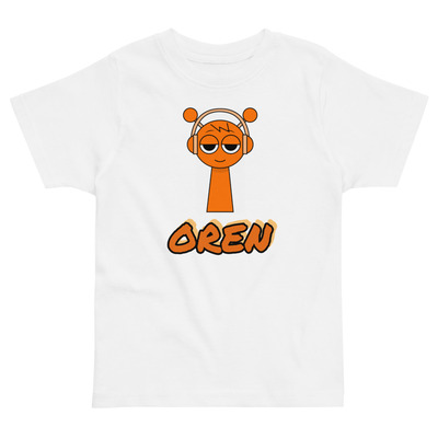 Toddler jersey t-shirt sprunki oren