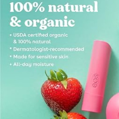 Strawberry banana eos shea lip balm - Thumbnail 1