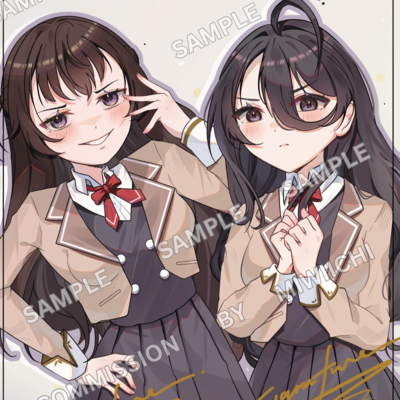 Yuki x ayano - bffls - alya sometimes hides her feelings in russian (6x8) signed print
