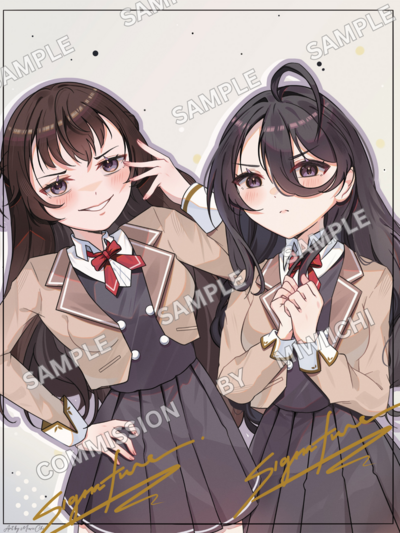 Yuki x Ayano - BFFLs - Alya Sometimes Hides Her Feelings In Russian (6x8) Signed Print