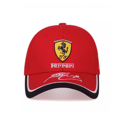 Ferrari f1 cap in red