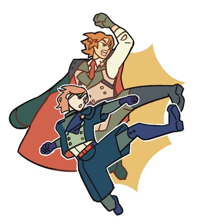 Enstars homemade paper stickers