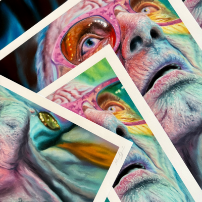 "the last witness" limited edition print by manuel zamudio x aea prints