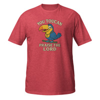 You Toucan Praise the Lord Short-Sleeve Unisex T-Shirt Religious Christian Jesus - Thumbnail 8