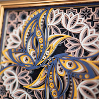 STEREOWOOD Butterfly Rendezvous Multi-Layer Wall Art, Crafts housewarming Gift - Thumbnail 4