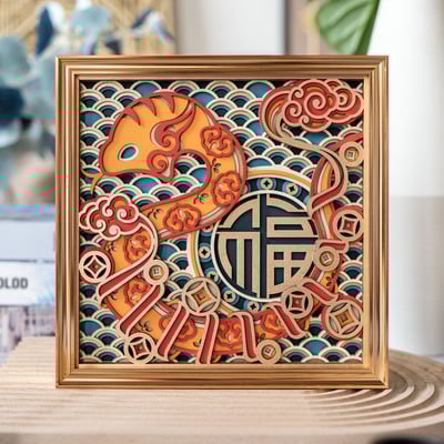 Stereowood fortune snake 2025 new year decoration ornaments creative gift idea