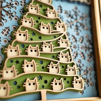 STEREOWOOD Christmas Cat Creative Desktop Decoration|Christmas Giftidea - Thumbnail 3