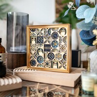 STEREOWOOD New Year Cat Layeedr Wooden Wall Art Unique Gift - Thumbnail 2