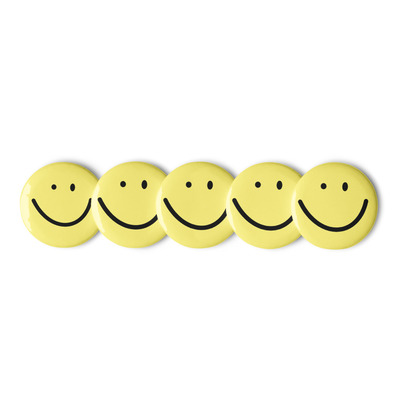 Original happy face pin (set)